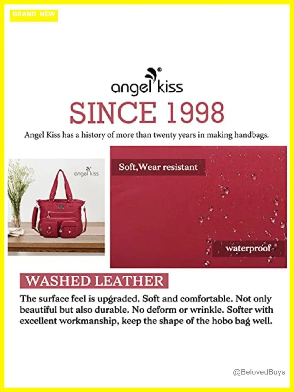 Soft Faux Leather Hobo Bag Satchel Shoulder Bag Crossbody Tote